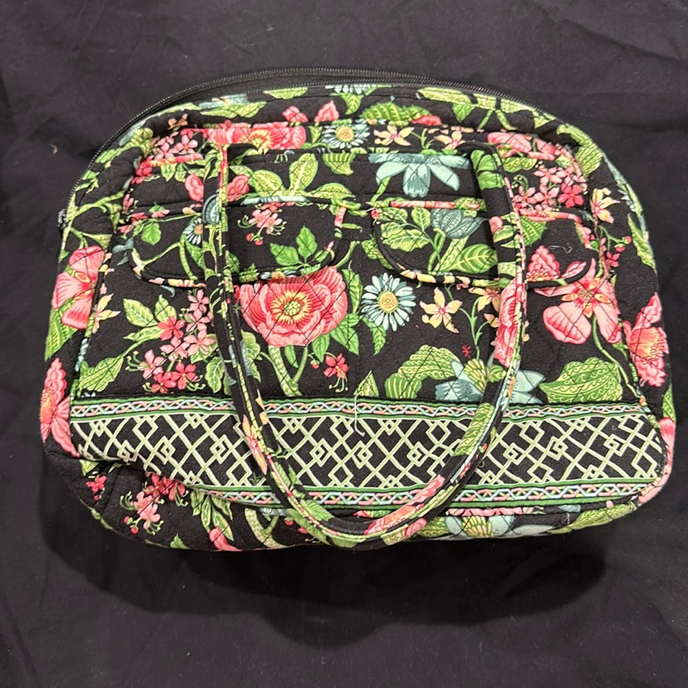Vera Bradley Floral Shoulder Bag w/matching Cooler Bag